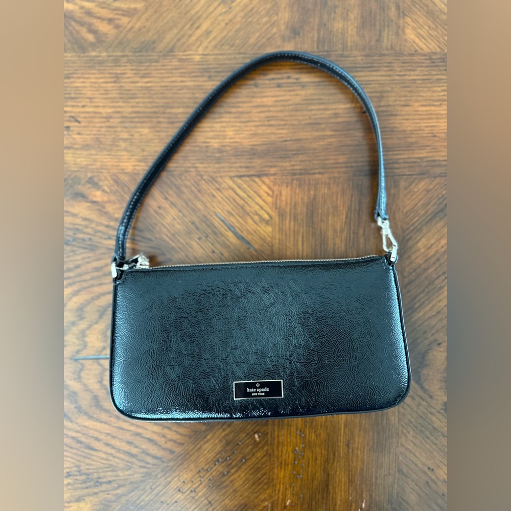 Kate Spade Black Wristlet Mini Bag